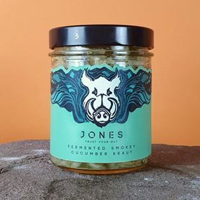 jones smokey cucumber kimchi slaw 