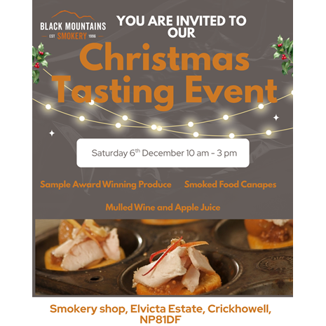 Chrsitmas Tasting Event December 6th 2025