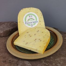 caws teifi welsh cheese with cumin