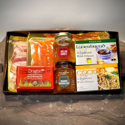 Little Welsh Breakfast Feast Hamper Box