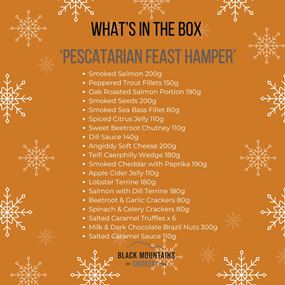 What's in the Pescatarian Feast Hamper 