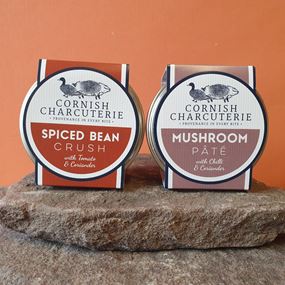 Spiced Bean Pate and Mushroom Pate 