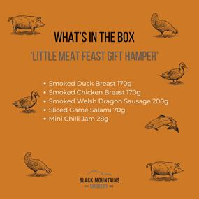 What's in the box Little Meat Feast 