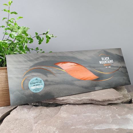 cold smoked chalkstream rainbow trout side