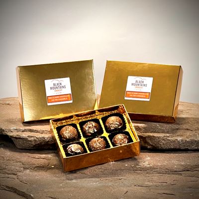 Salted Caramel Milk and Dark Chocolate Truffles