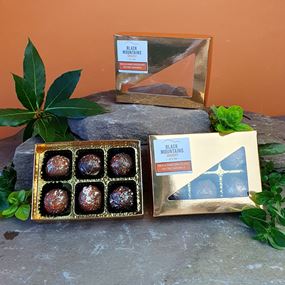 Delicious Luxury Dark and Milk Chocolate Salted Caramel Truffles 