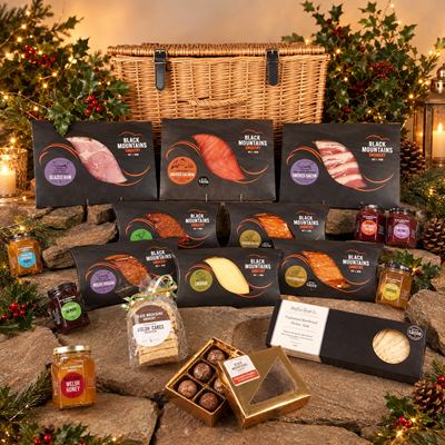 brecon feast wicker hamper