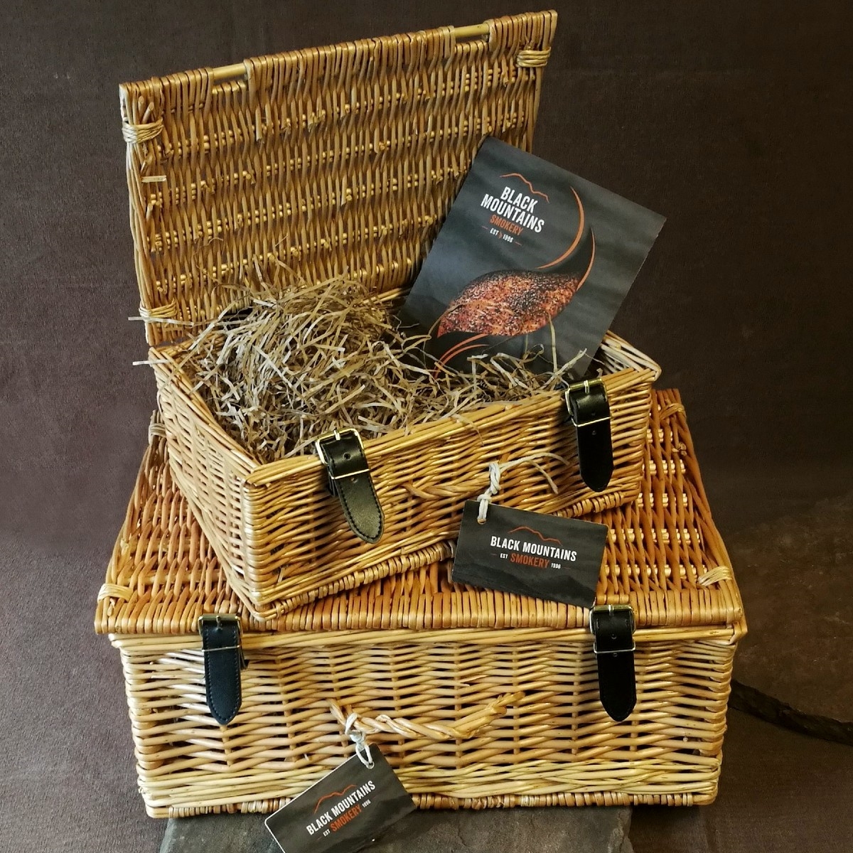 Brecon Feast Wicker Hamper, Luxury Christmas Gourmet Gift