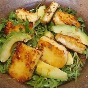 Hot Honey Halloumi