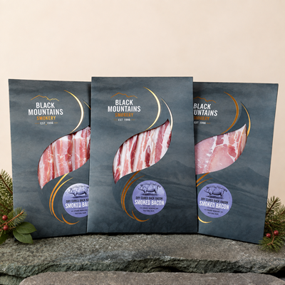 Dry Cured sliced bacon