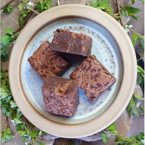 Chocolate Brownies on a plate