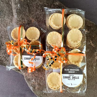 Canape shell, pastry cases in two packs sizes Canape shell, pastry cases in two packs sizes