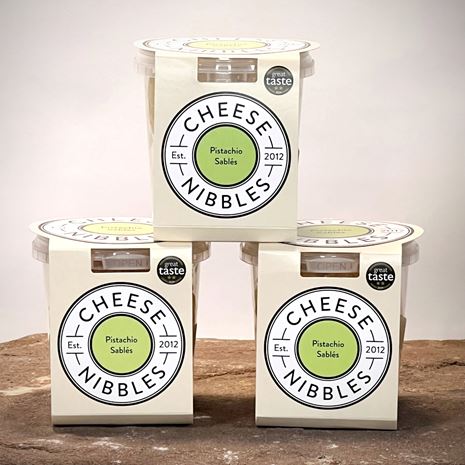 Cheese Sable Nibbles Pistachio Flavour