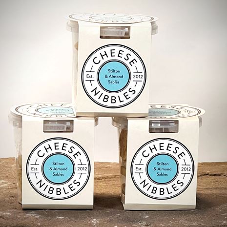 Cheese Sable Nibbles Stilton & Almond Flavour