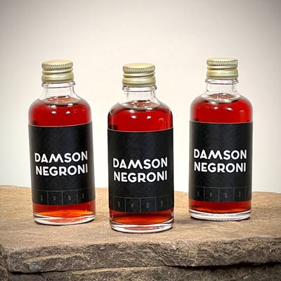 Mini Damson Negroni Bottle 5cl