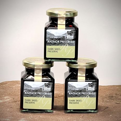 Luxury Dark Skies Chuckleberry and Silver Leaf Jam