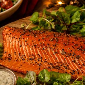 oak roasted salmon side
