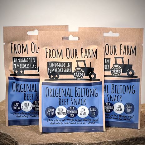 Welsh Grass Fed Beef Biltong Original Flavour