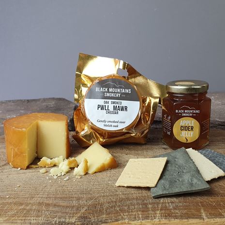 Smoked pwll mawr cheese
