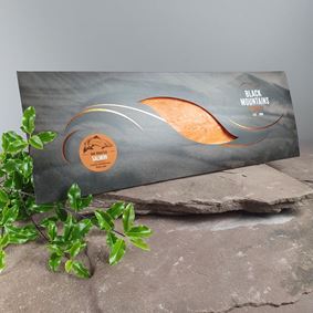 oak roasted hot smoked salmon side