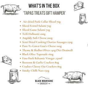 Tapas Treats Gift Hamper Contents 