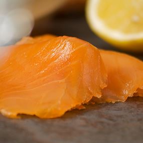 Sides of Traditional Oak Smoked Salmon	 