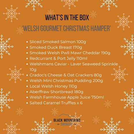 What’s in the Welsh Gourmet Christmas Hamper
