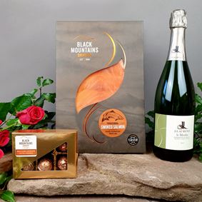 Luxury Gift, Smoked Salmon, Chocolates and