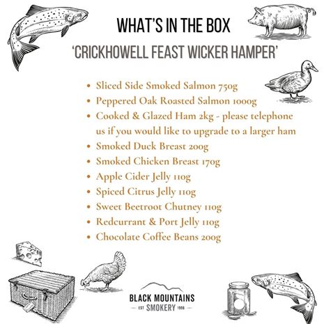 Crickhowell Luxury Family Feast Contents