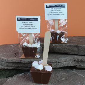 marshmallow milk hot chocolate stirrer 